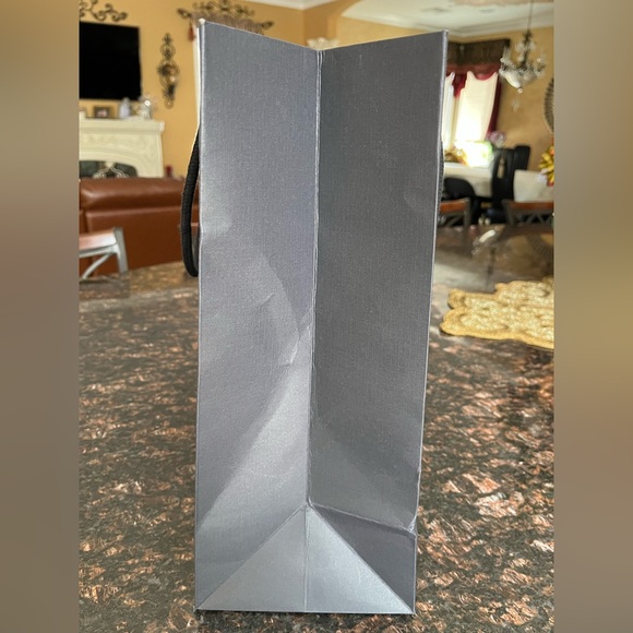 KITH Black Paper Shopper’s Bag With Metallic Silver Block Lettering - Picture 8 of 8